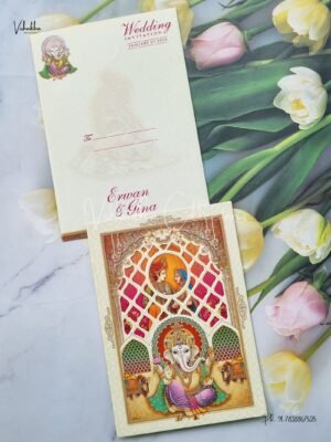 Designer Premium Customized Wedding Invitation Cards - NA-39
