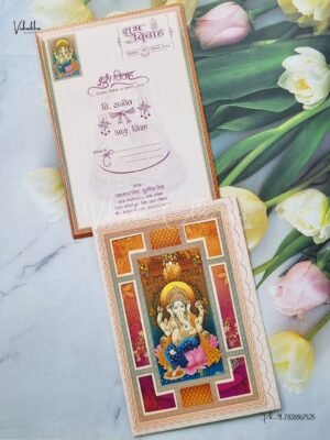 Designer Premium Customized Wedding Invitation Cards - NA-40