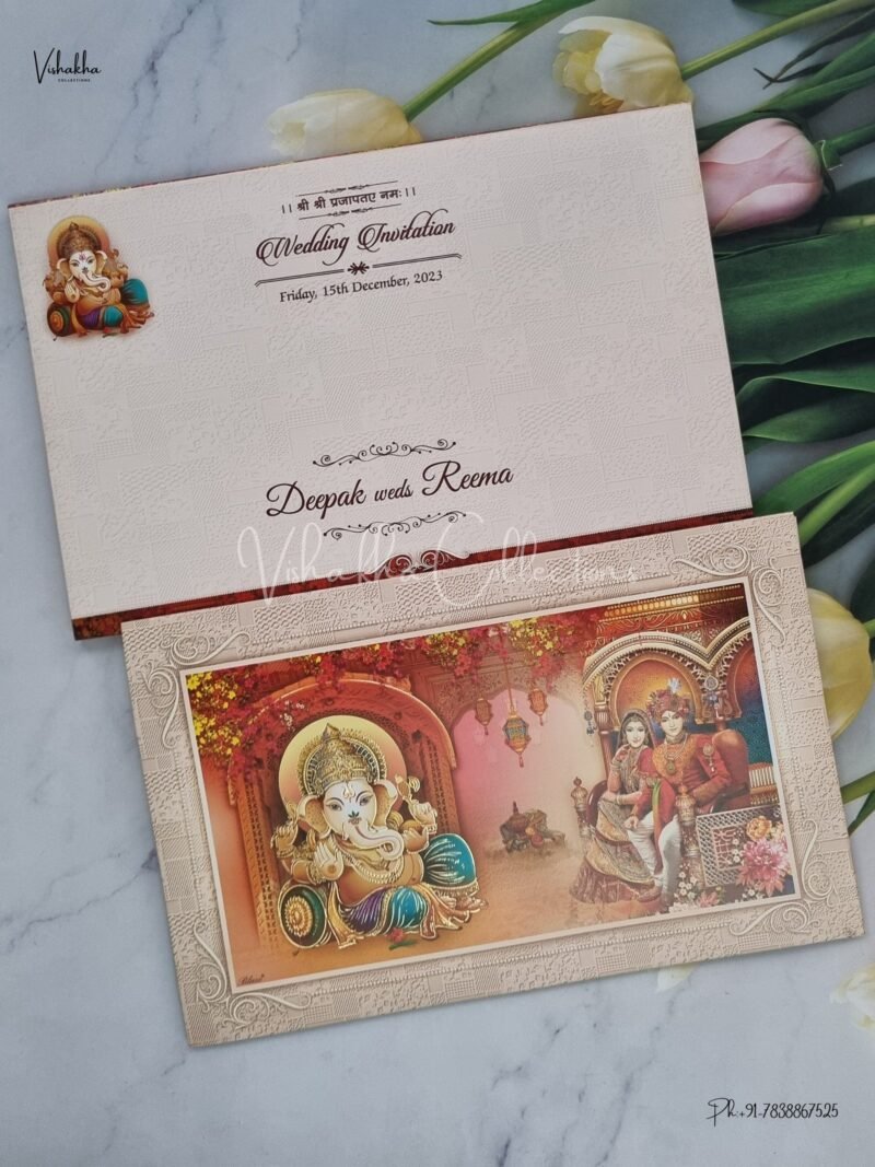 Designer Premium Customized Wedding Invitation Cards - NA-58