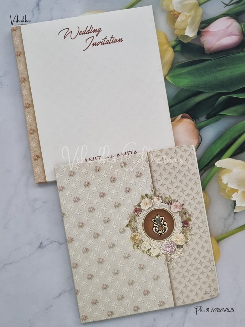 Designer Premium Customized Wedding Invitation Cards - NA-61