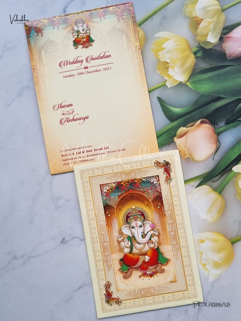 Designer Premium Customized Wedding Invitation Cards - NA-67