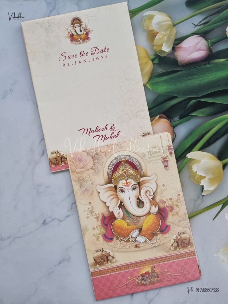Designer Premium Customized Wedding Invitation Cards - NA-70
