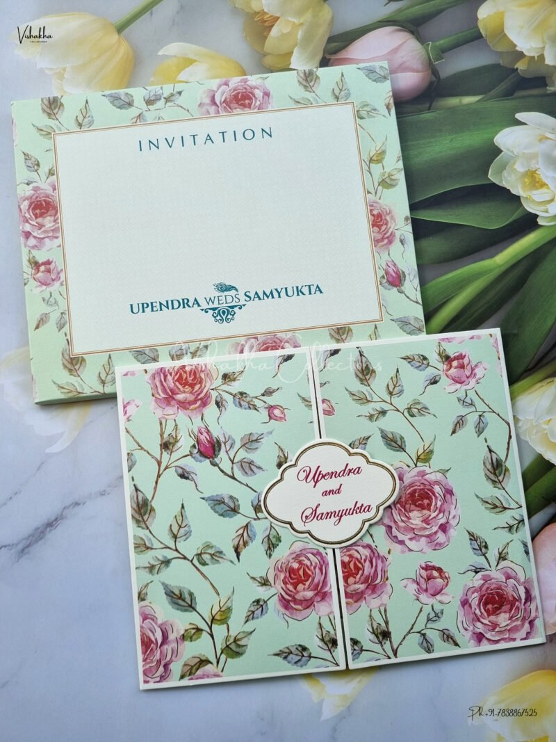 Designer Premium Customized Wedding Invitation Cards - MX-1818