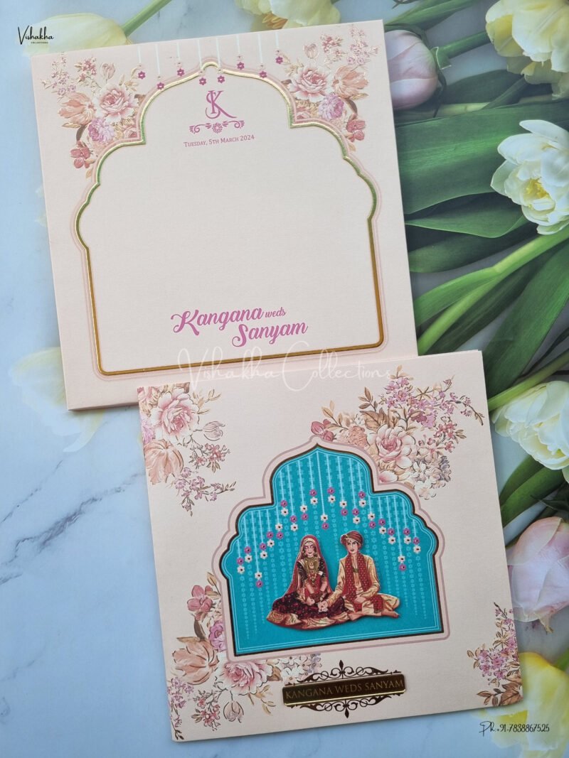 Designer Premium Customized Wedding Invitation Cards - MX-1808