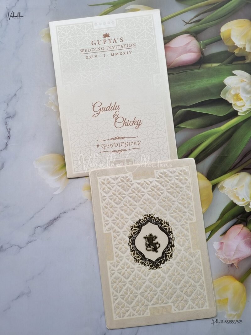 Designer Premium Customized Wedding Invitation Cards - ATS-1502