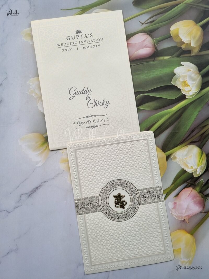 Designer Premium Customized Wedding Invitation Cards - ATS-1507