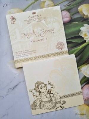 Designer Premium Customized Wedding Invitation Cards - ATS-1512