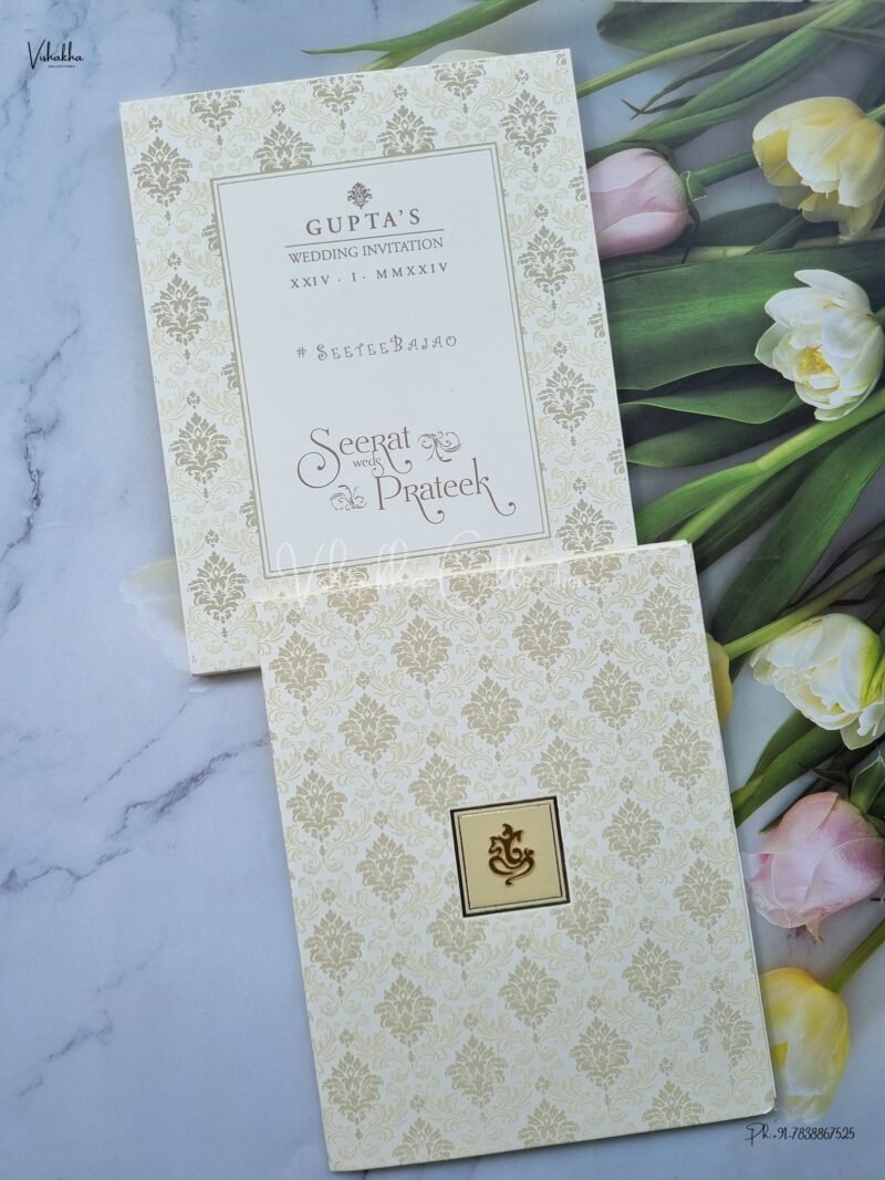 Designer Premium Customized Wedding Invitation Cards - ATS-1523