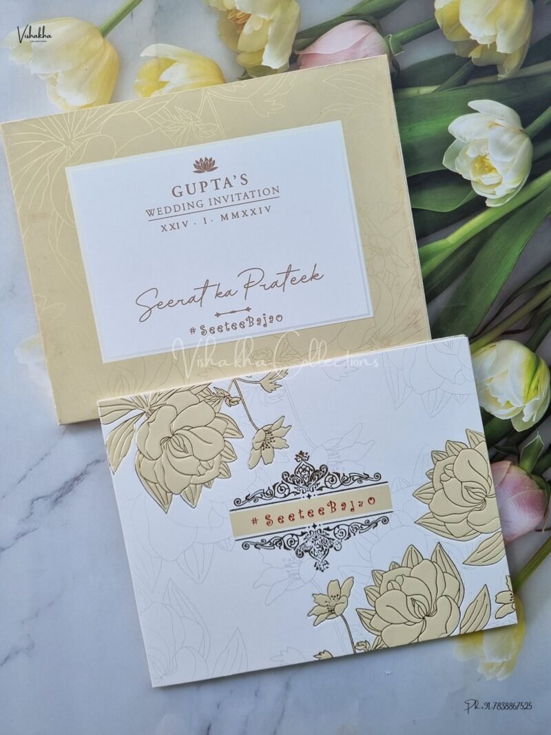 Designer Premium Customized Wedding Invitation Cards - ATS-1541