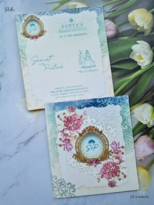 Designer Premium Customized Wedding Invitation Cards - ATS-2105