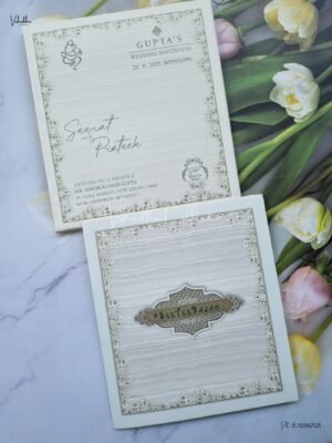 Designer Premium Customized Wedding Invitation Cards - ATS-2117