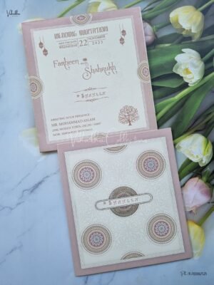 Designer Premium Customized Wedding Invitation Cards - ATS-2118