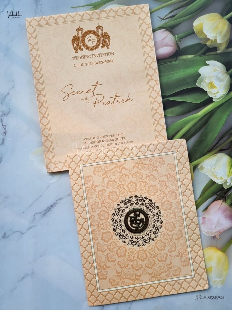 Designer Premium Customized Wedding Invitation Cards - ATS-2123