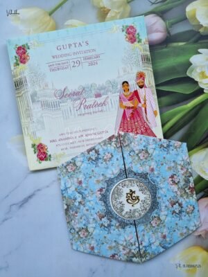 Designer Premium Customized Wedding Invitation Cards - ATS-2131