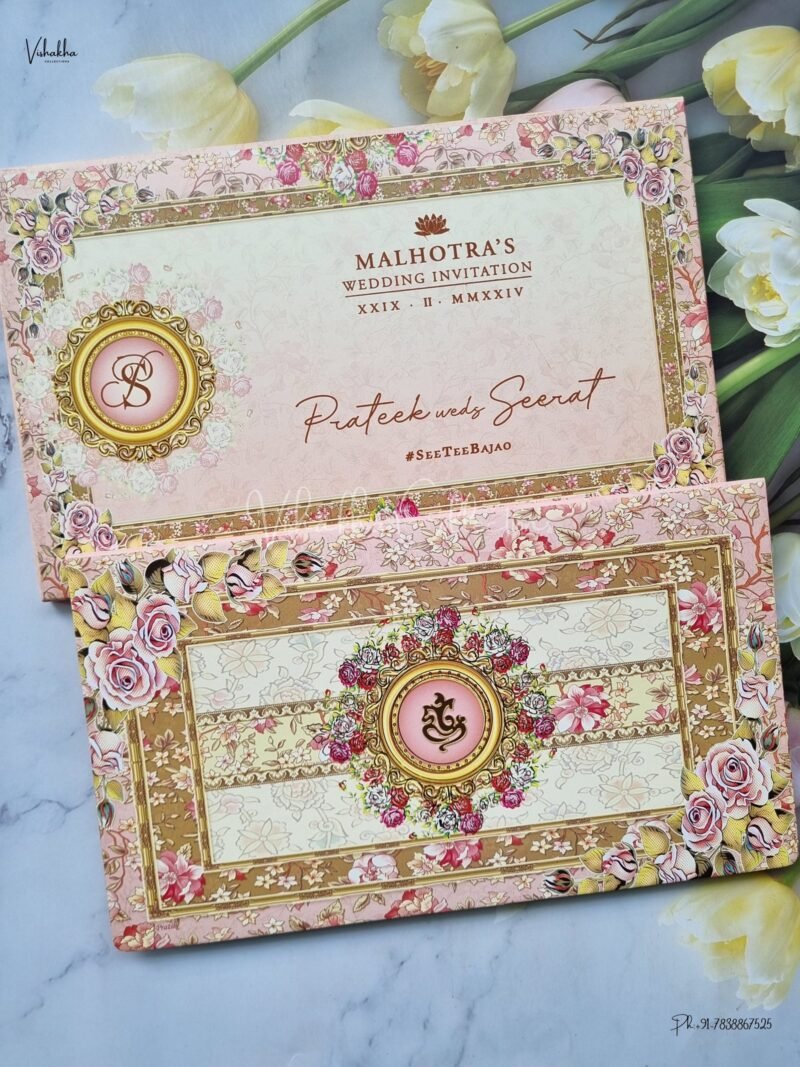 Designer Premium Customized Wedding Invitation Cards - ATS-2142