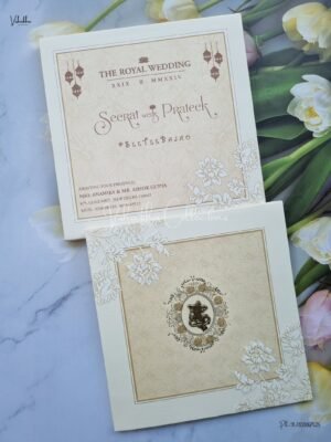 Designer Premium Customized Wedding Invitation Cards - ATS-2162