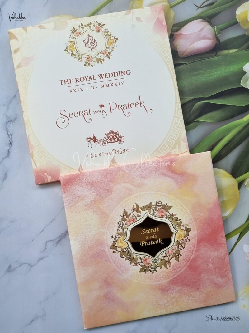 Designer Premium Customized Wedding Invitation Cards - ATS-P118