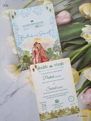 Designer Premium Customized Wedding Invitation Cards - ATS-S-3