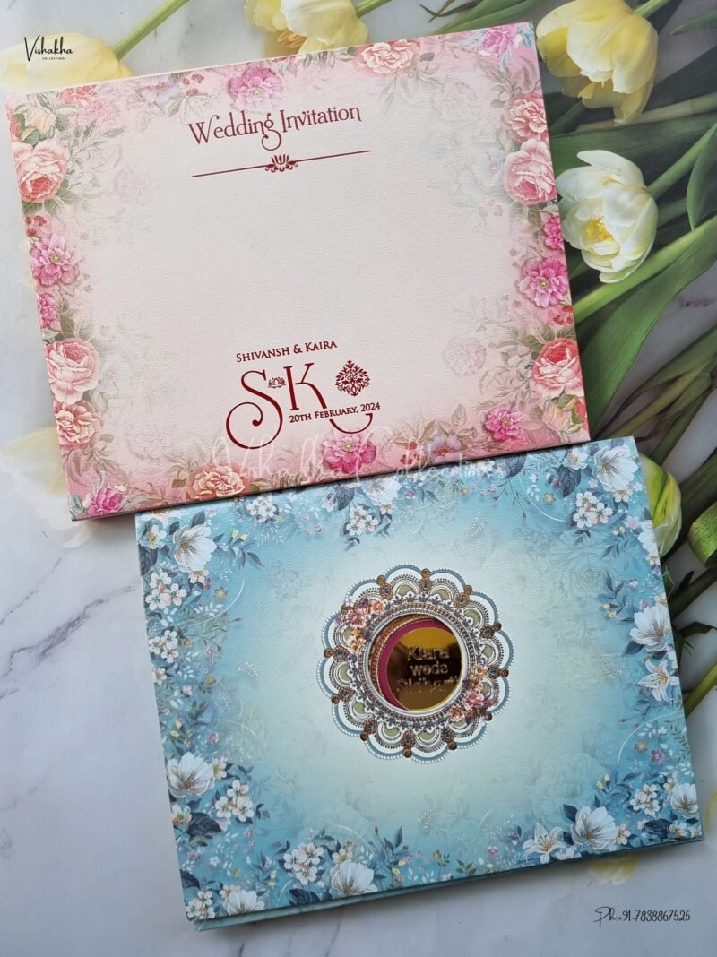 Designer Premium Customized Wedding Invitation Cards - CR-1015