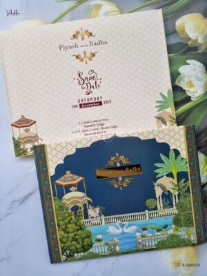 Designer Premium Customized Wedding Invitation Cards - UI-259