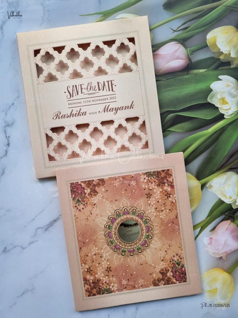 Designer Premium Customized Wedding Invitation Cards - UI-275