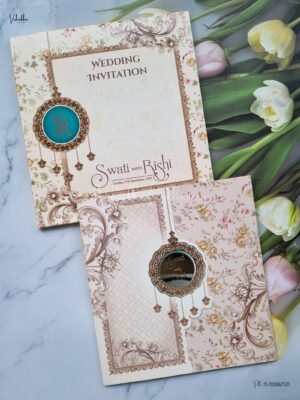Designer Premium Customized Wedding Invitation Cards - UI-299