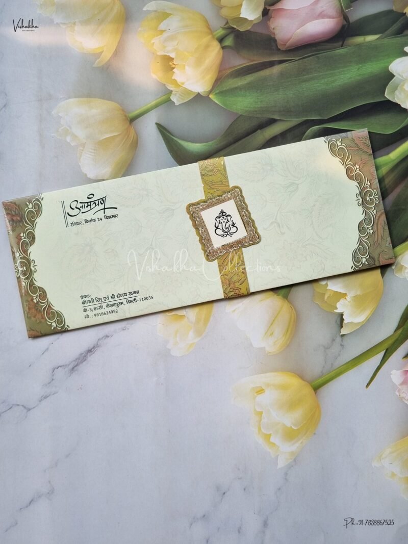 Book Style Unique Concept Flower Themed Hindu Wedding Muslim Wedding Christian Wedding Sikh Wedding invitation Cards - EJ3092