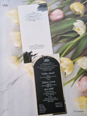 Single Insert Hindu Wedding Muslim Wedding Christian Wedding Sikh Wedding invitation Cards - EJ3229