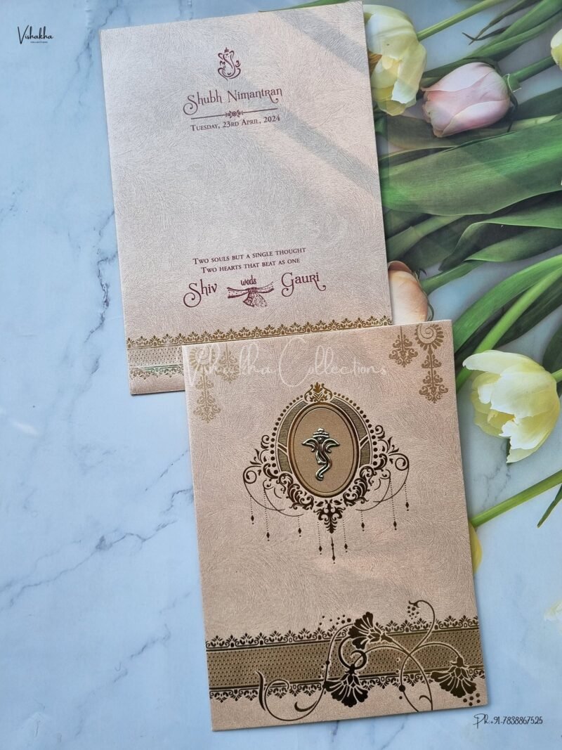 Hindu Wedding Sikh Wedding invitation Cards - CR-274