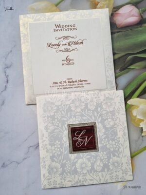 Hindu Wedding Muslim Wedding Christian Wedding Sikh Wedding With Emblem invitation Cards - EJ-3751