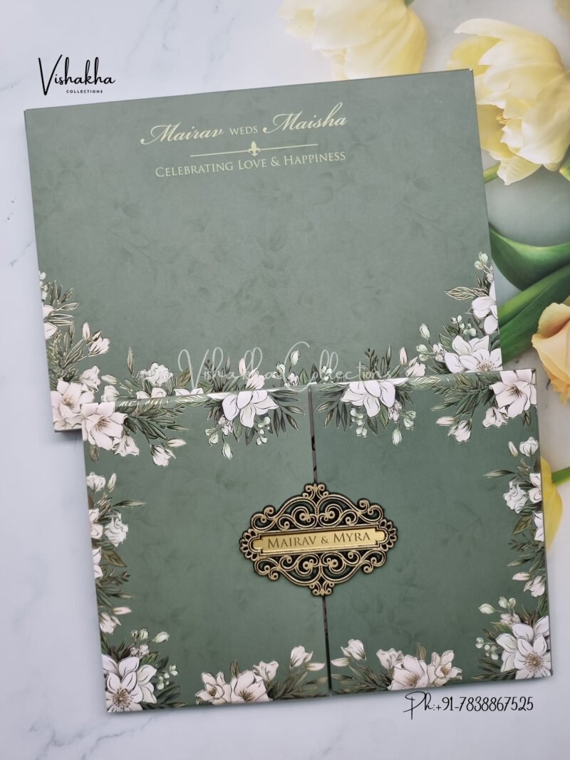 Beautiful Luxury Wedding invitation Cards