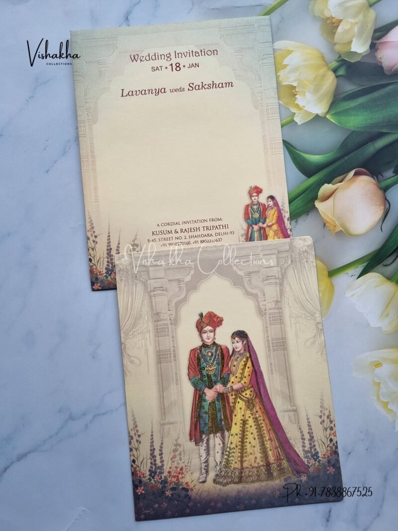 Dulah Dulhan Hindu invitation Cards EJ-4190