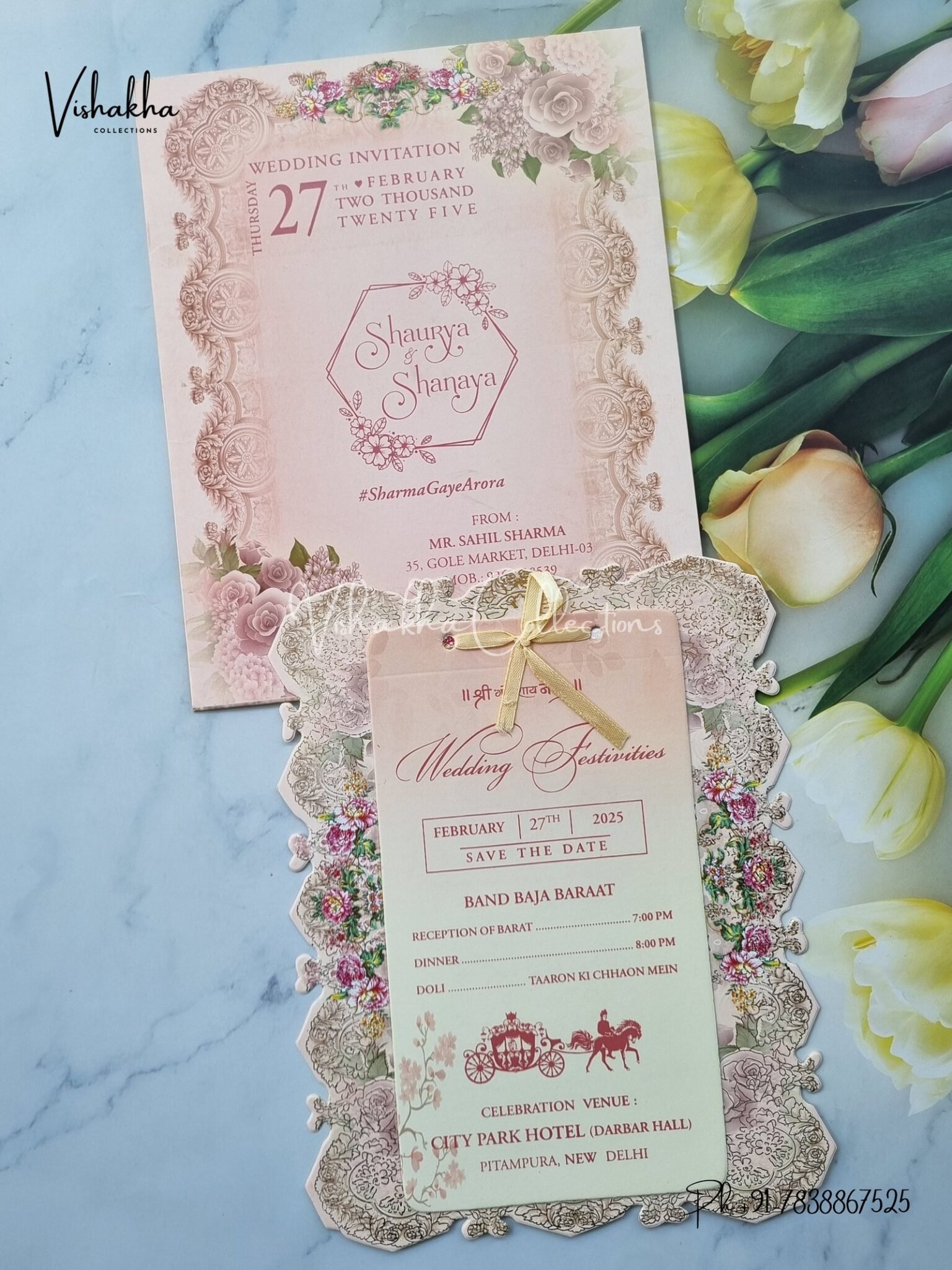 10 Minimalist Nikah Invitation Cards for Modern Muslim Couples 6 Floral Invitation Card for All Faiths