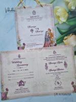 Dulha Dulhan Carry Bag Wedding Card