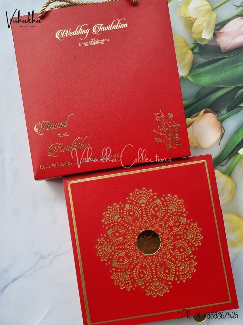 Hindu Muslim Christian Jain Sikh Exclusive Wedding Boxes invitation Cards SN-2739