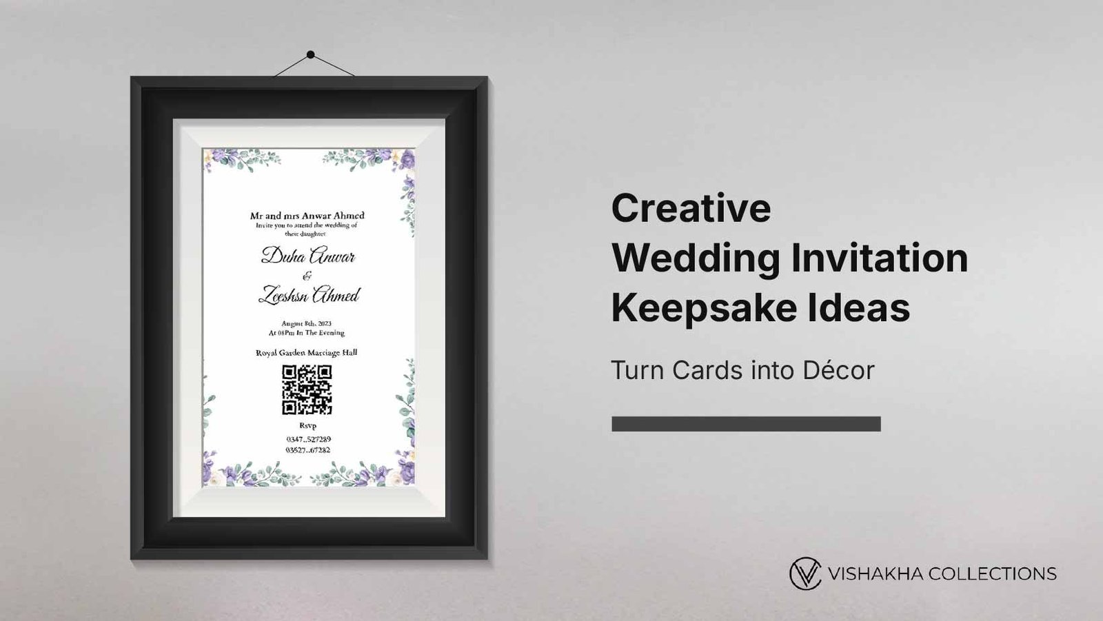 Creative Wedding Invitation Keepsake Ideas: Turn Cards into Décor 1 Creative Wedding Invitation Keepsake Ideas