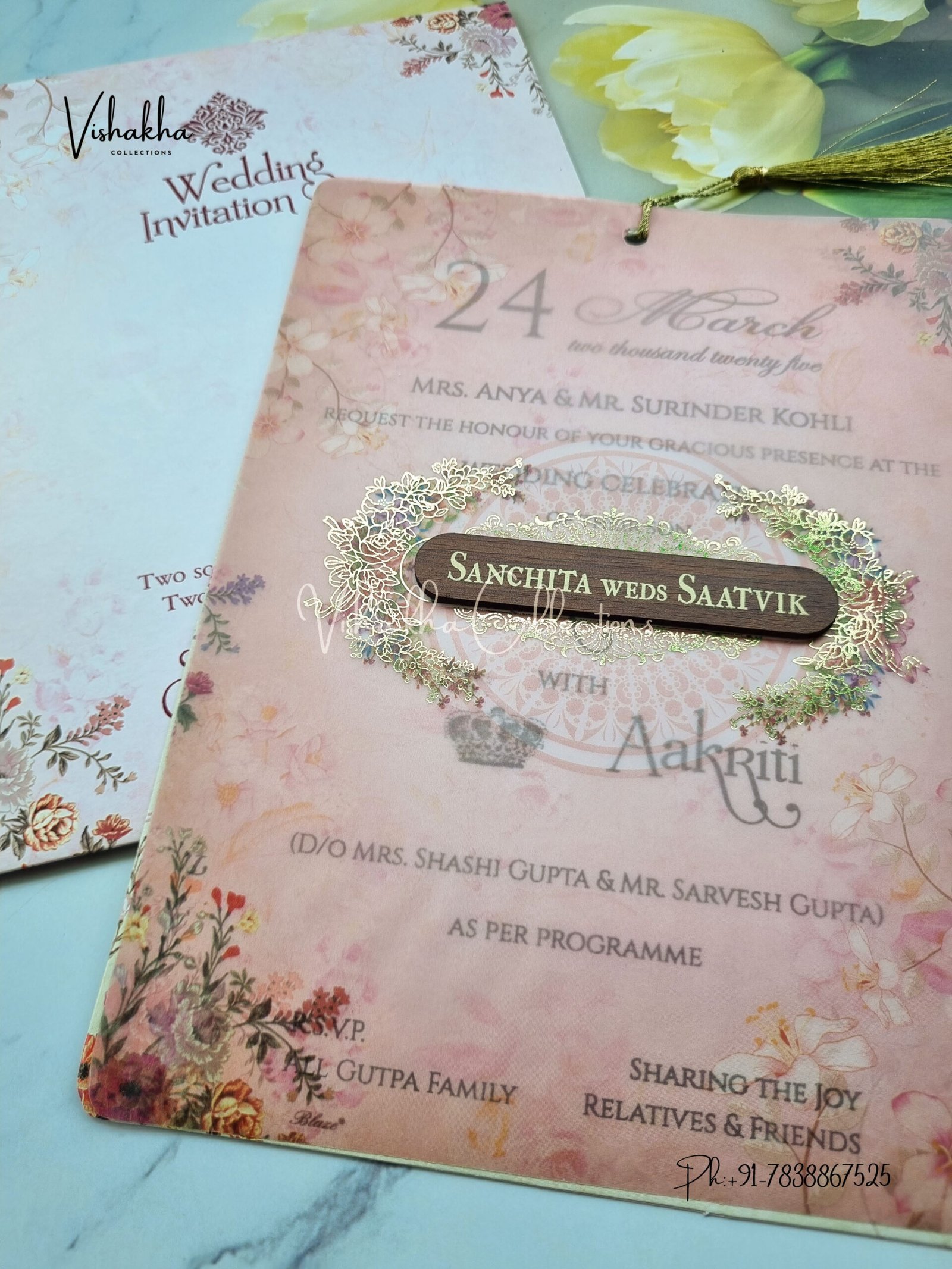Vellum Paper Wedding Card Material
