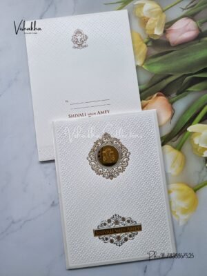 Hindu Sikh Padded invitation Cards PN-1169